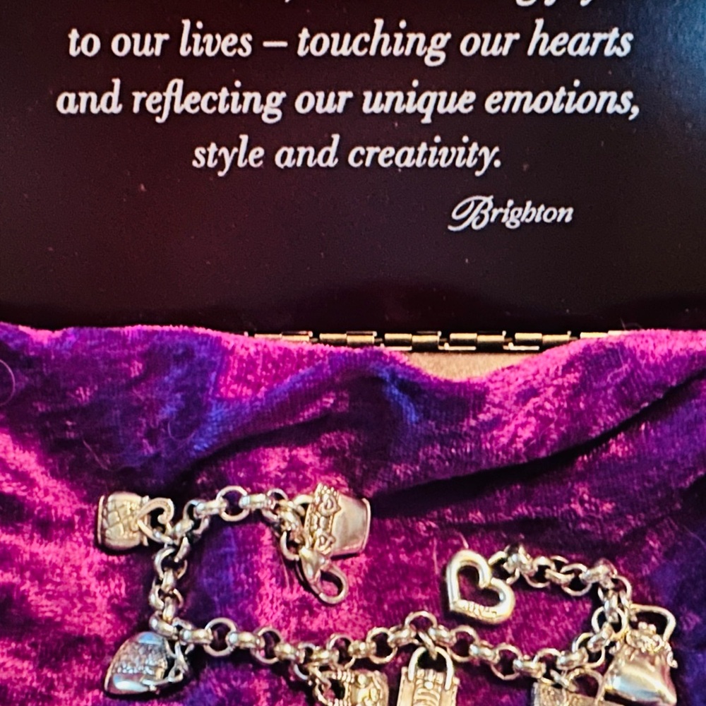 IEUC Retired Brighton Purse Tote and Handbag Charm Bracelet